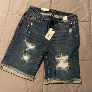 Judy Blue Bermuda high rise shorts